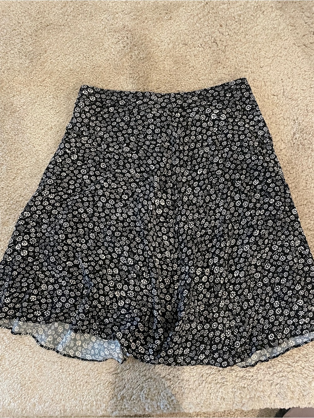 Madewell A-Line Mini Skirt In Parisian Ditsy